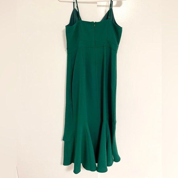 Banana Republic Emerald/Kelly Green -Size 2 - cocktail midi dress. - Picture 6 of 10